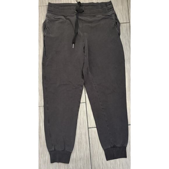 Athleta Balance Jogger Black Size Medium Mid Rise Activewear Soft Stretch - Picture 1 of 5